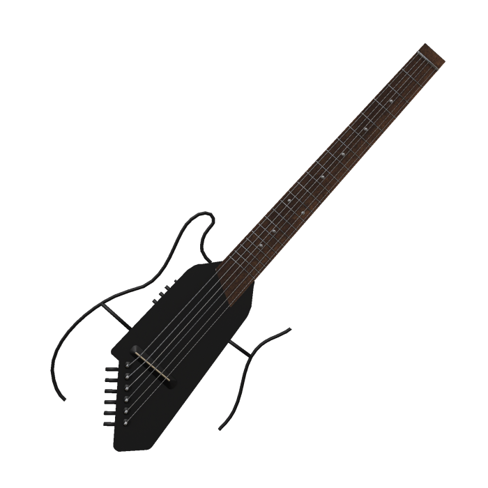 Black Silent Guitar
