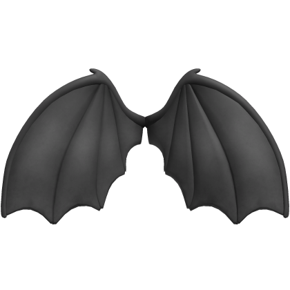 Cute Demon Wings - Grey Roblox item