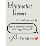 Minimalist Resort.. a home away from home.