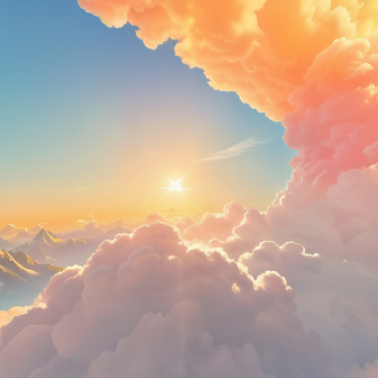 Pastel Cloud Arch Sky