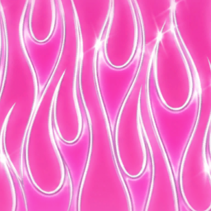 Y2K Shiny Flames Pink Silver Baddie Background