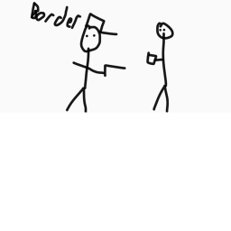 Low quality border game