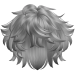 Grey Wolf Boy Hair