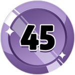 45 wins