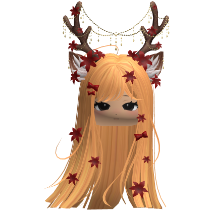Ethereal Christmas Fairy Fawn Hair w/ Antlers