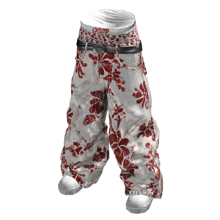 Saggy Skull Boxer Jeans