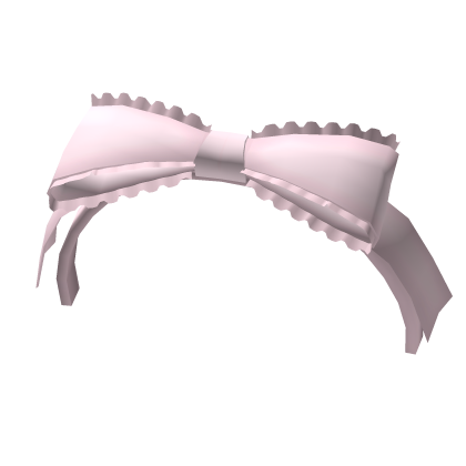♡ kawaii baby pink pastel bow headband Roblox item