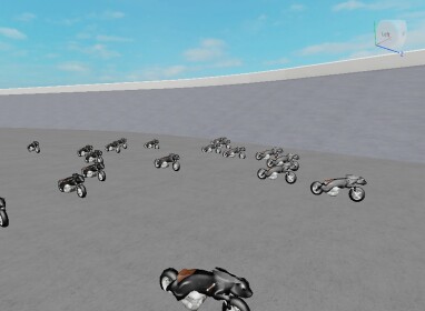 Bunny Motorcycle Race