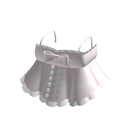♡ : cute pastel pink button up ruffle dress