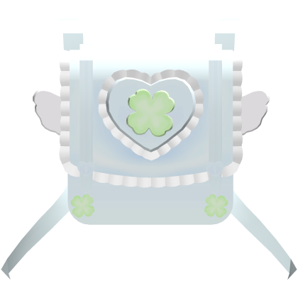 ♡: cute lucky angel backpack in baby blue (1.0)