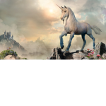 Robux group unicorn cake