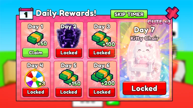 DAILY REWARDS!