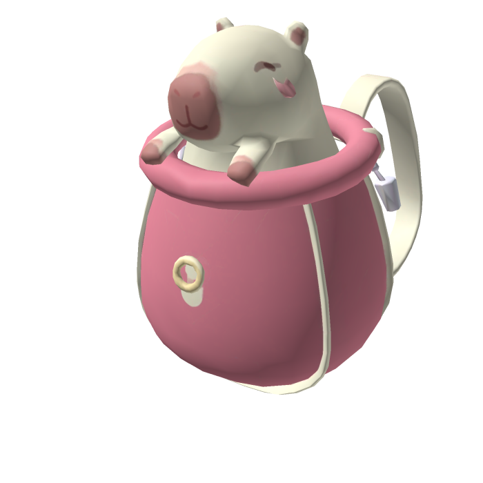 Squishy Capybara Backpack