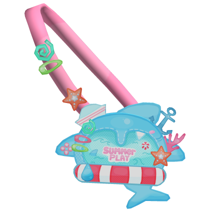Adorable Chill Summer Shark Cross Body Console Roblox item