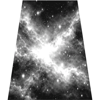 White & Black GALAXY Cape Roblox item