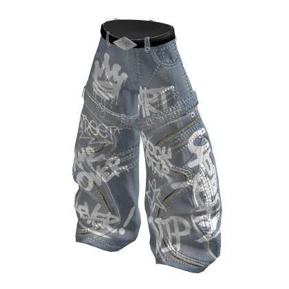 Baggy denim jeans ART thumbnail