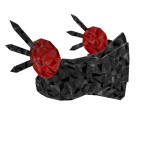 black and red sparkle valk