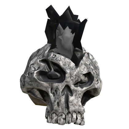 Fire Black Skull - Head Roblox item