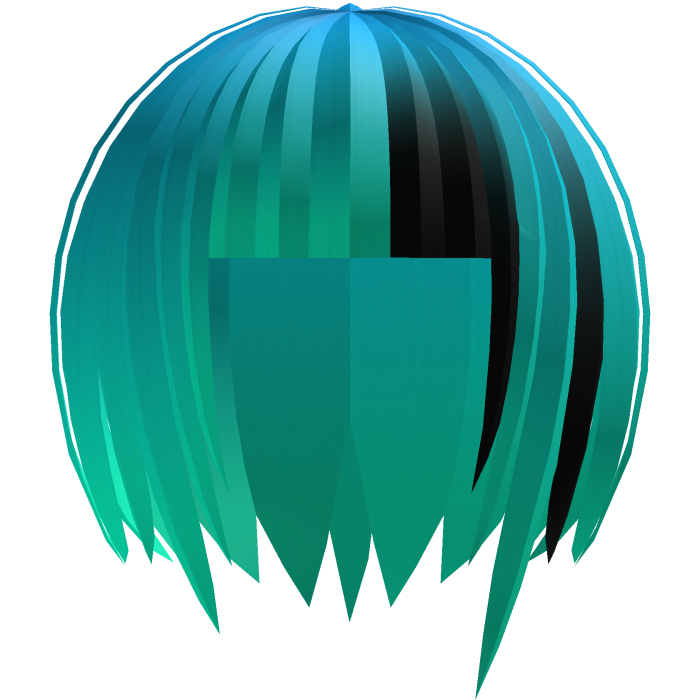 🕸️๋. ⭑ Mourning Gothic Bob || Teal Cyan