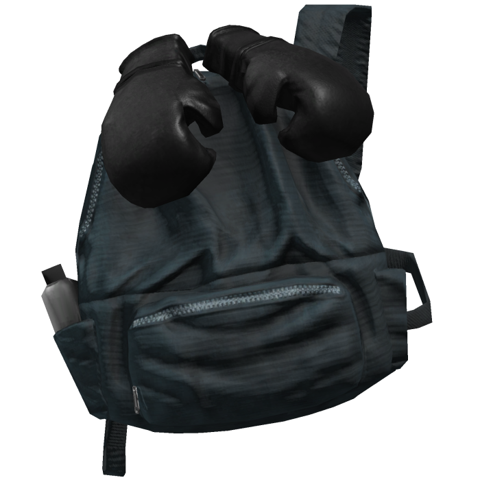 Blue Boxing Glove Grunge Backpack 1.0