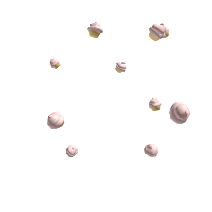 Light Strawberry Cupcakes Confetti Aura