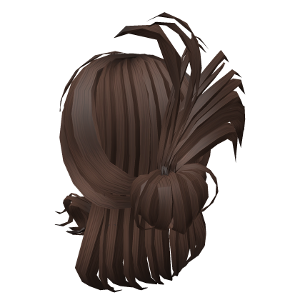 Brown Stylized Girl Hair Roblox item
