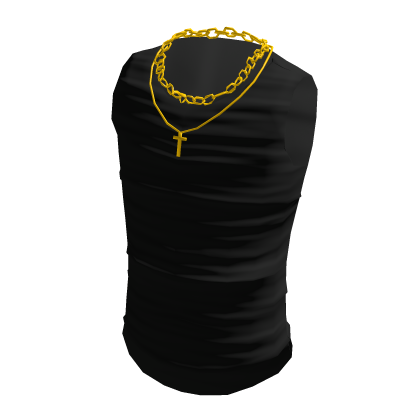 Black TankTop With Chains