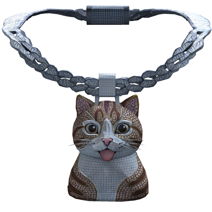 Iced Out Meme Cat Chain 1.0