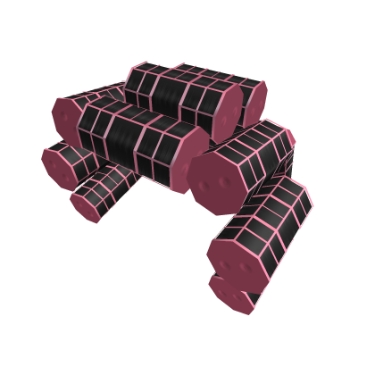 Black Hair Roller Hat Roblox item