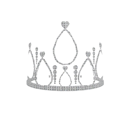 Glowing White Gemstone Tiara 