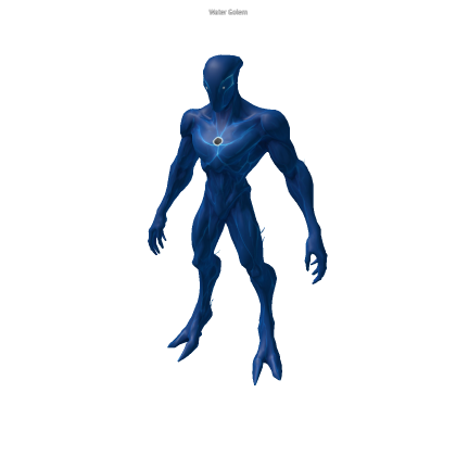 Water Golem NPC Monster - No Script