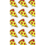 eating pizza