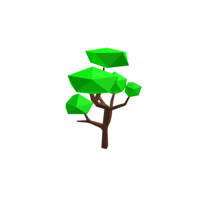 low poly tree type 1