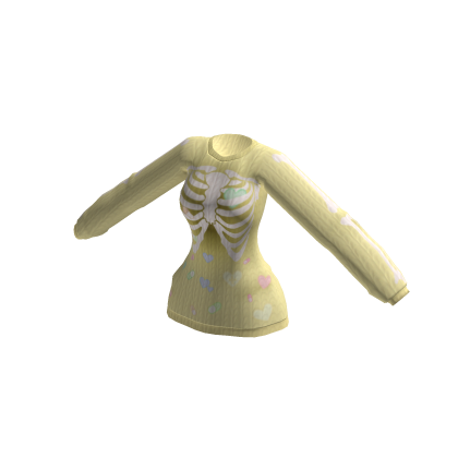 Goth Sweater Pastel Yellow thumbnail