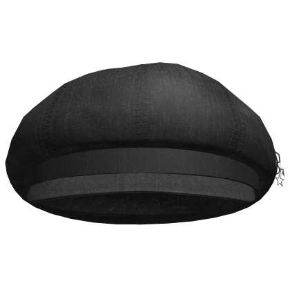 Simple Streetwear Newspaper Cap (Black)