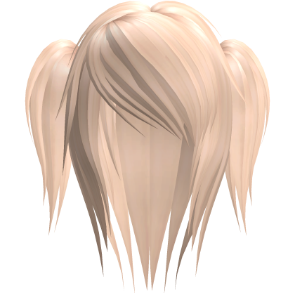 blonde moe emo scene hair w pigtails