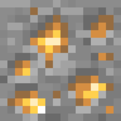Minecraft Gold Ore Roblox decal