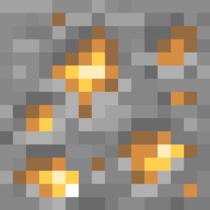 Minecraft Gold Ore Roblox decal