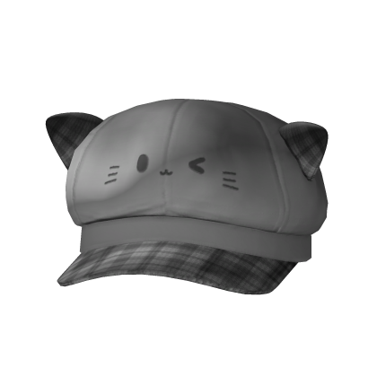 Grey Kitty Cat Hat Roblox item