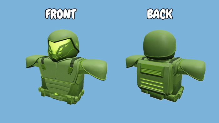 [R15/R6] Sci fi empire military soldier armor set preview 2