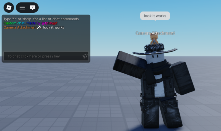 Custom chat screenshot 1