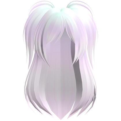 Pastel Goth Emo Scene Long Black Side Pigtails