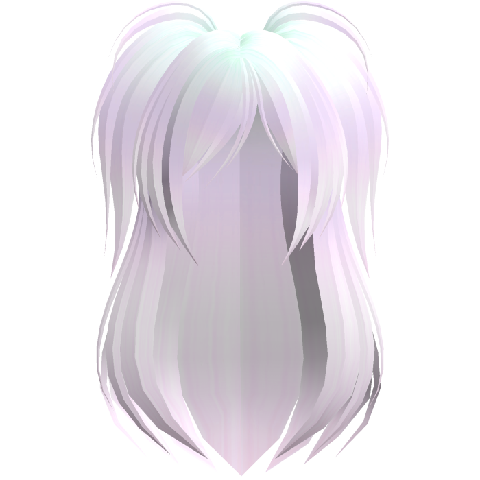 Pastel Goth Emo Scene Long Black Side Pigtails