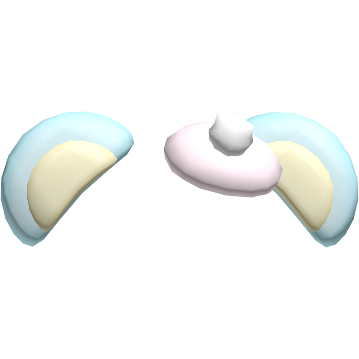 Cute mezzo piano ears blue berie-chan