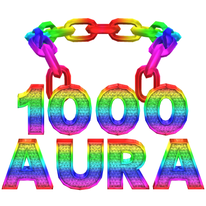 Rainbow 1000 Aura Chain Roblox item