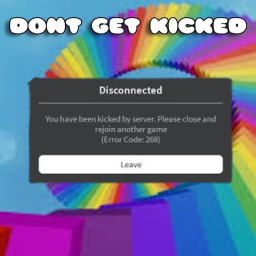 Obby but if you die you get KICKED!!!!!