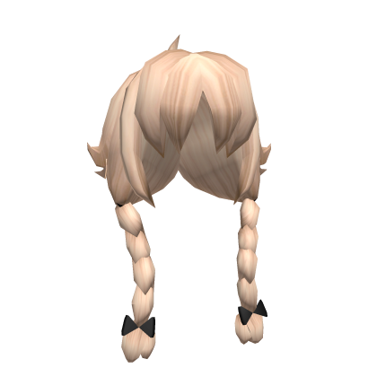 Roblox Item Blonde Anime Braids