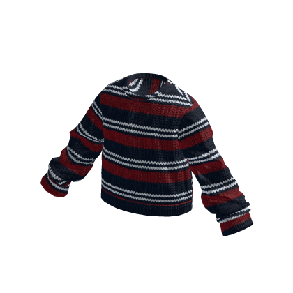 Sweater Knit stripe navy 2 thumbnail