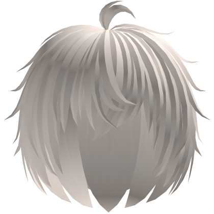 cute anime boy hair in blonde Roblox item