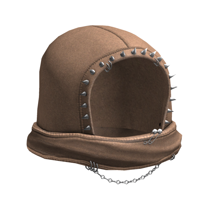 Tan Spiked Grunge Cowl